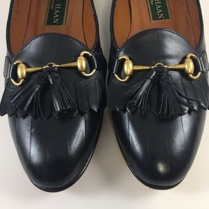 COLE HAAN Horsebit Tassel Loafers 6.5 AA ITALY